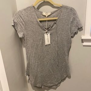NWT No Comment - Simple Grey Tee